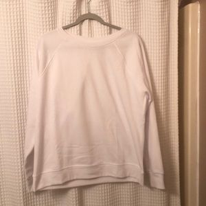 white super soft crewneck